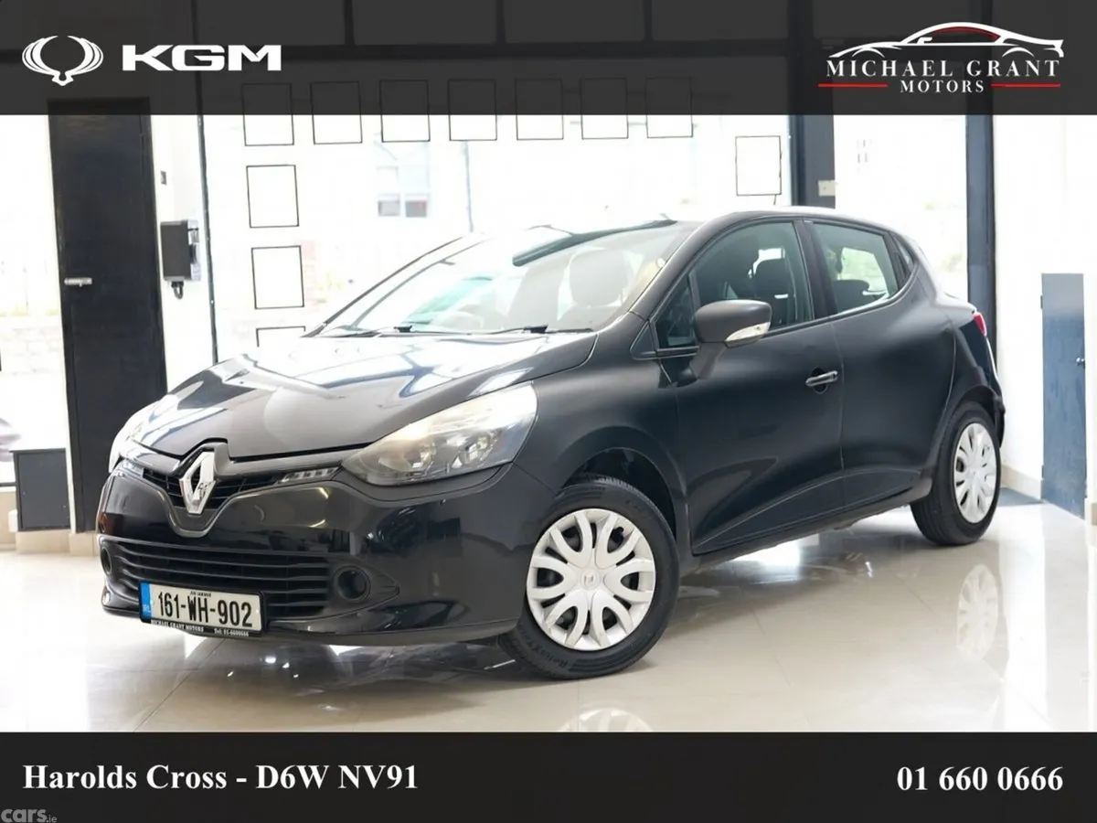 Renault Clio Hatchback, Petrol, 2016, Black