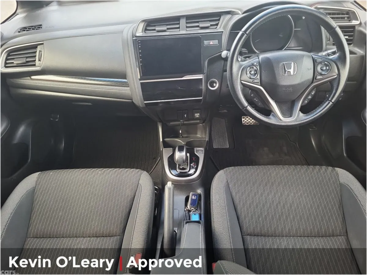 Honda Fit Hatchback, Petrol Hybrid, 2017, Red