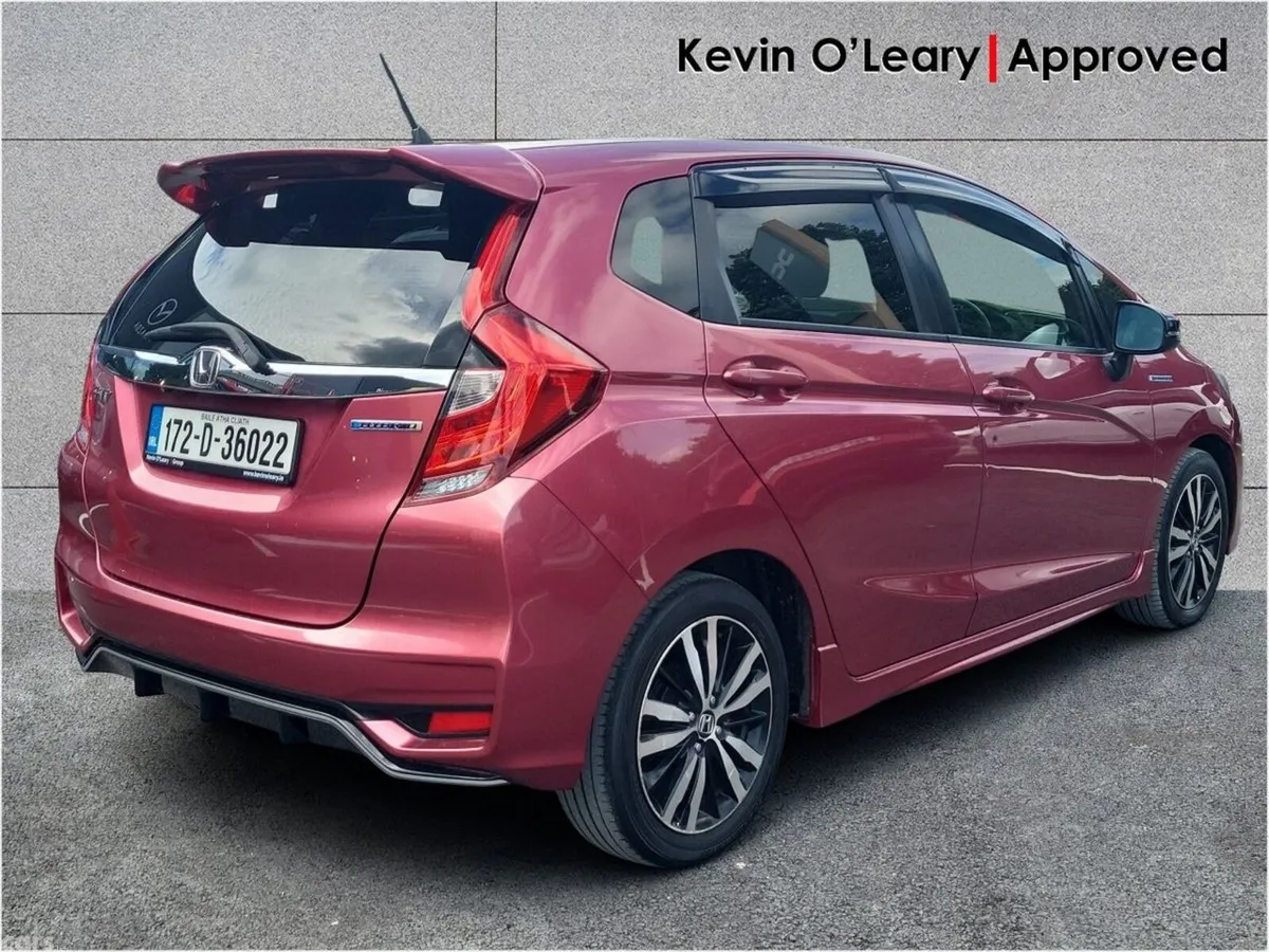 Honda Fit Hatchback, Petrol Hybrid, 2017, Red