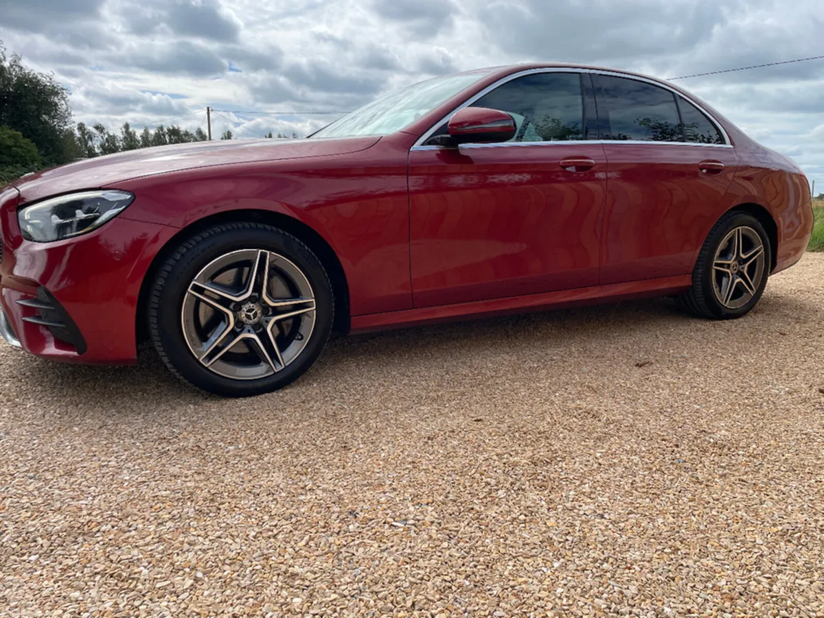 Mercedes-Benz E-Class Saloon, Petrol Plug-in Hybrid, 2022, Red