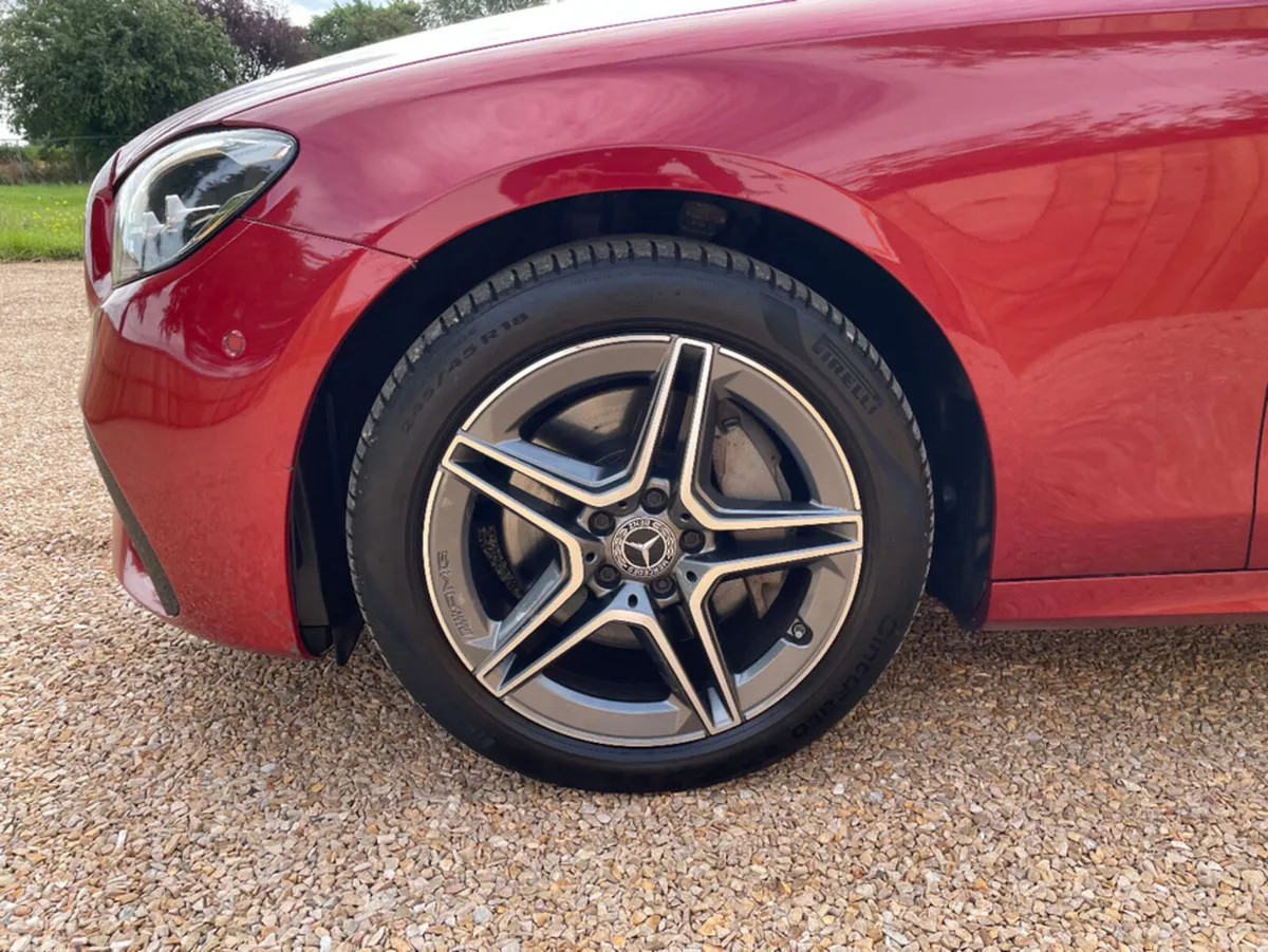 Mercedes-Benz E-Class Saloon, Petrol Plug-in Hybrid, 2022, Red