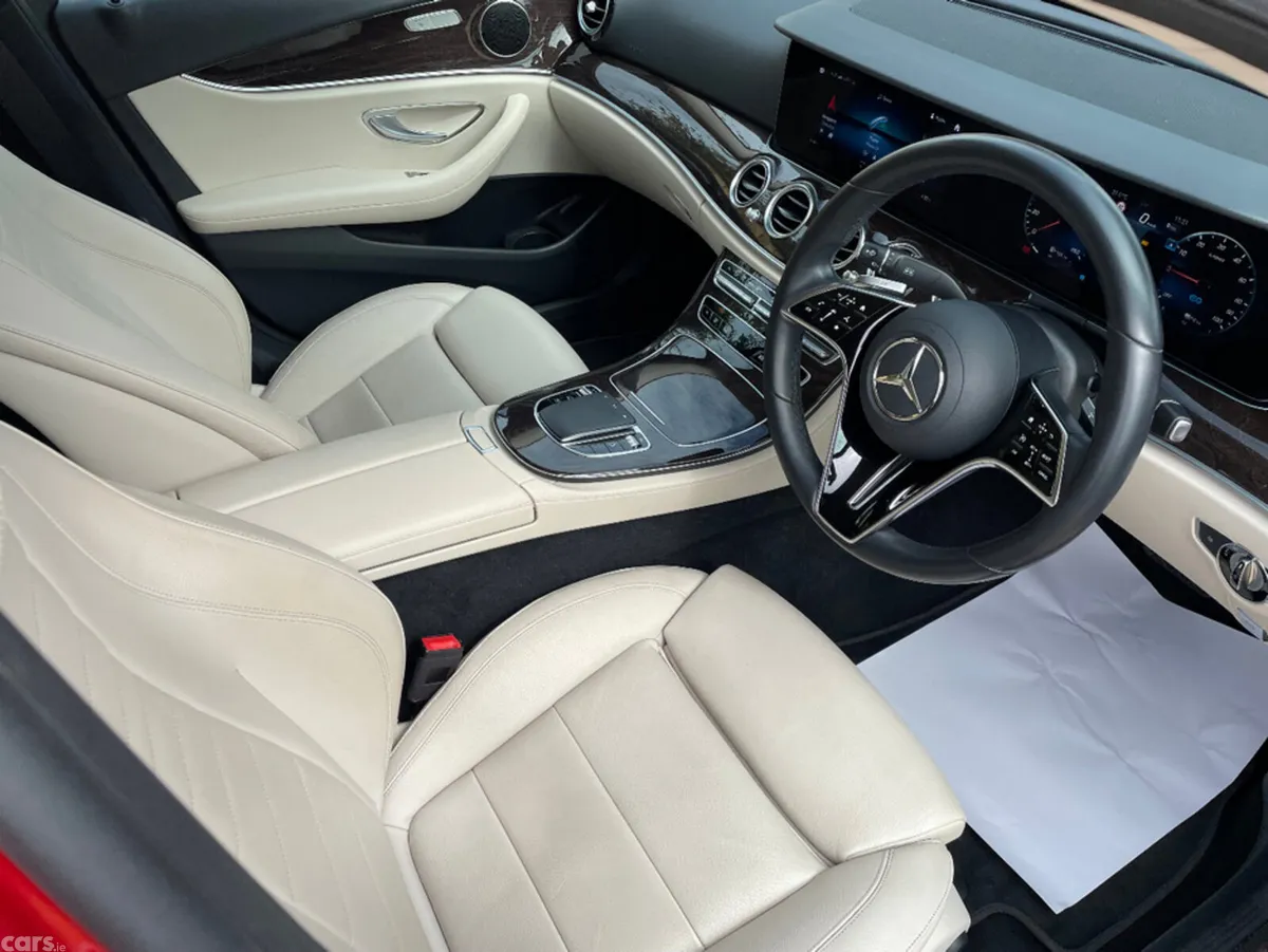 Mercedes-Benz E-Class Saloon, Petrol Plug-in Hybrid, 2022, Red