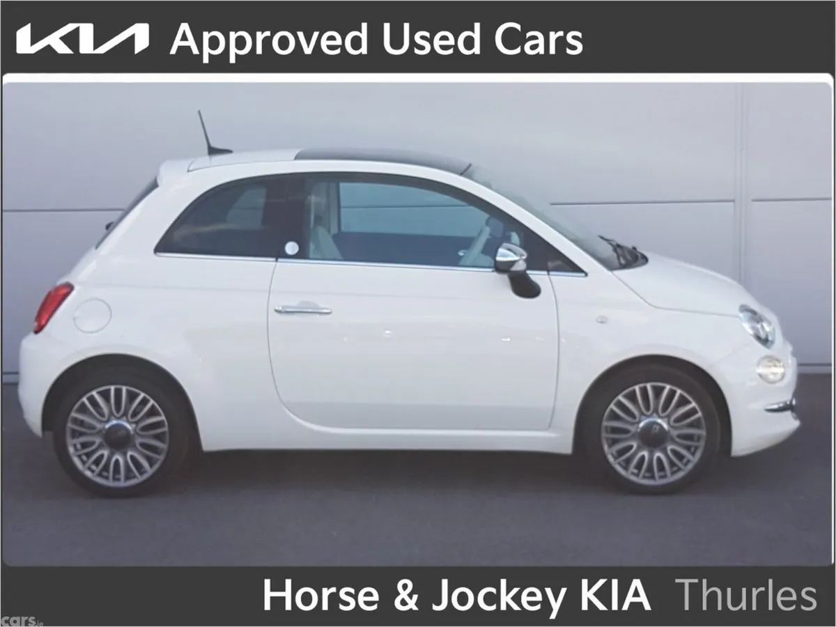Fiat 500 Hatchback, Petrol, 2019, White