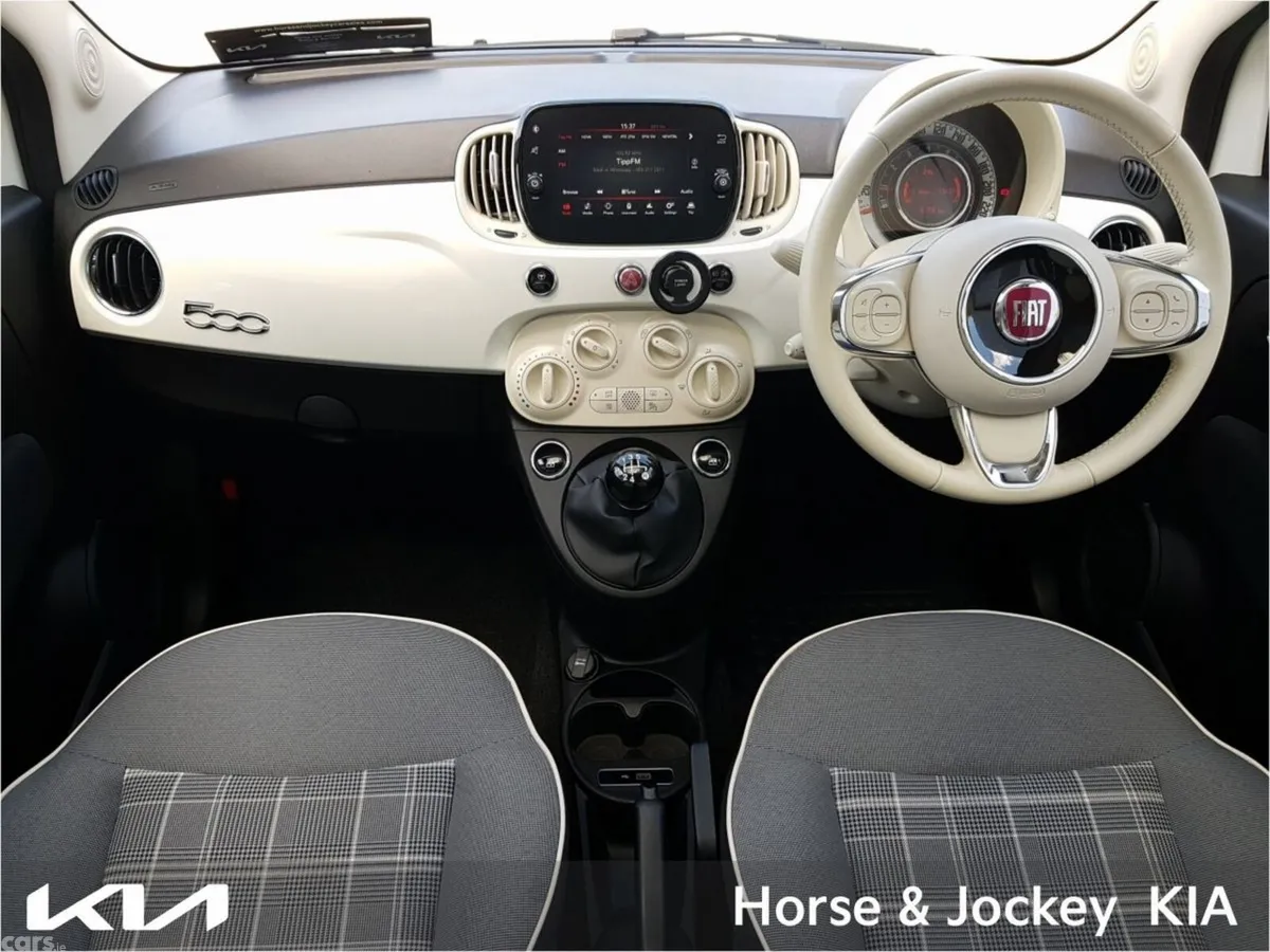 Fiat 500 Hatchback, Petrol, 2019, White