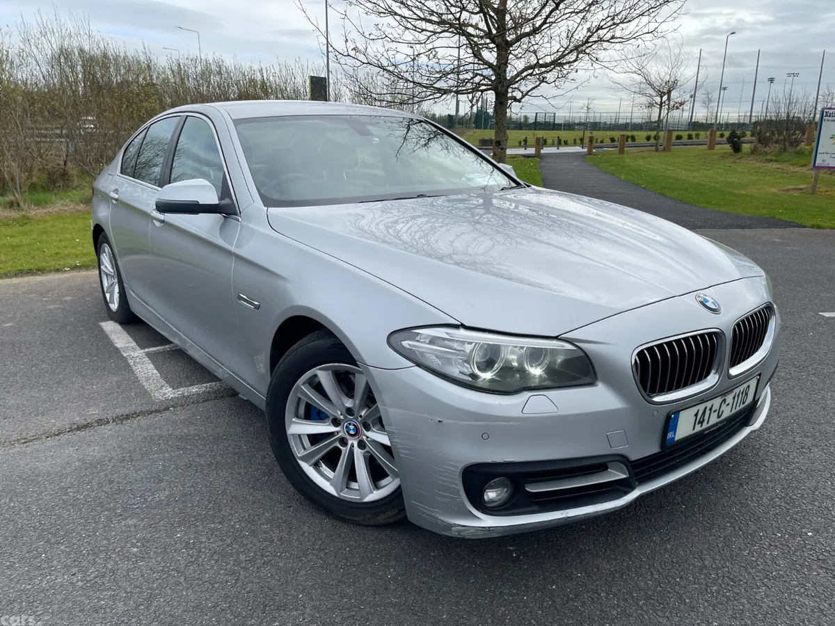 BMW 5-Series Saloon, Diesel, 2014, Silver