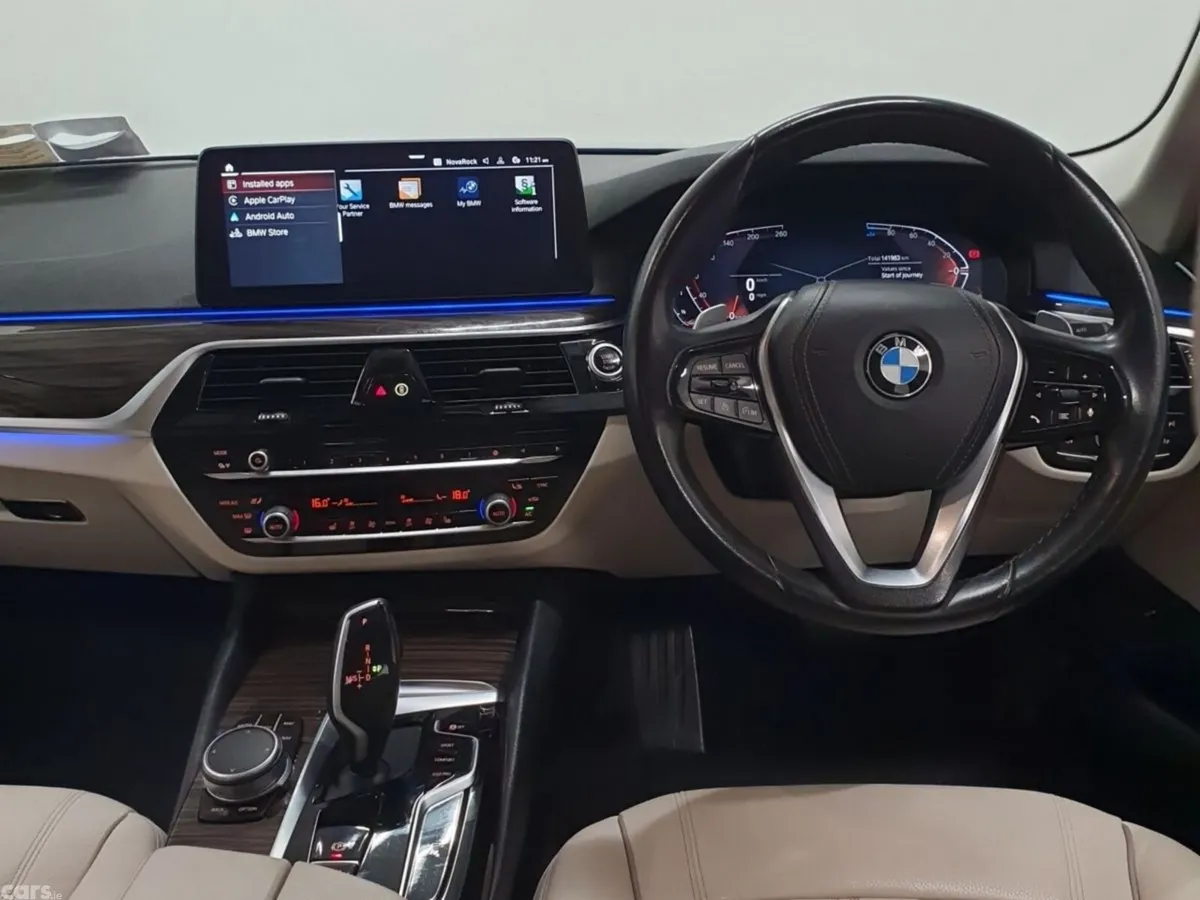BMW 5-Series Saloon, Diesel, 2021, Blue