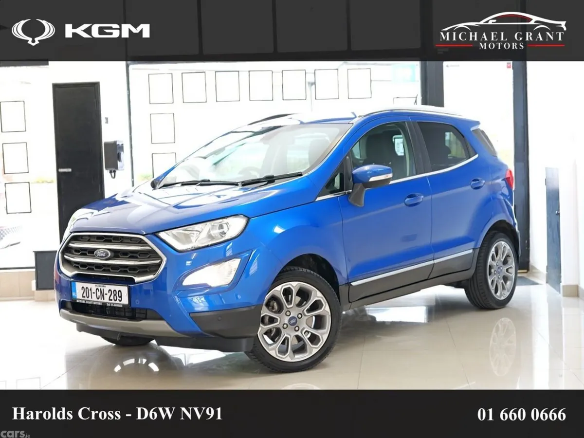 Ford EcoSport SUV, Petrol, 2020, Blue