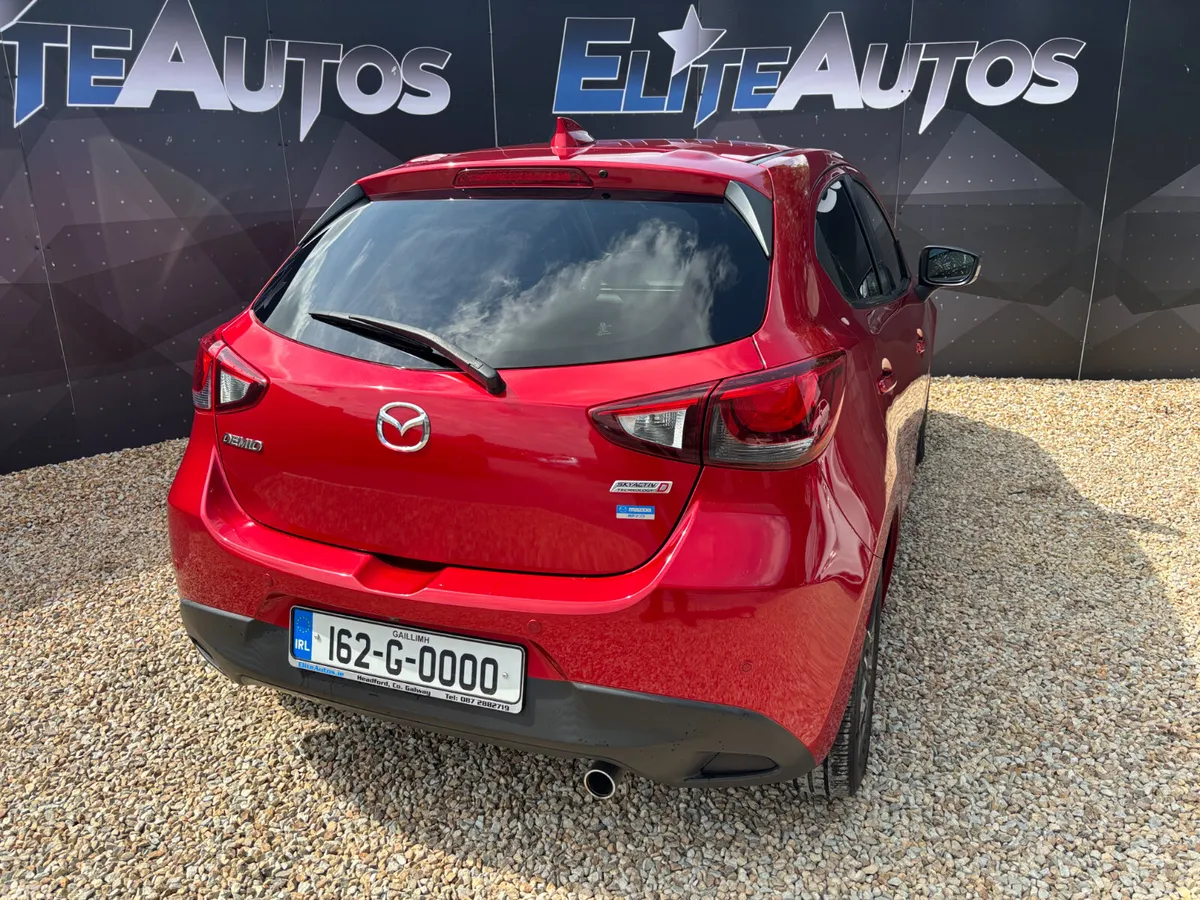 Mazda Demio Hatchback, Diesel, 2016, Red