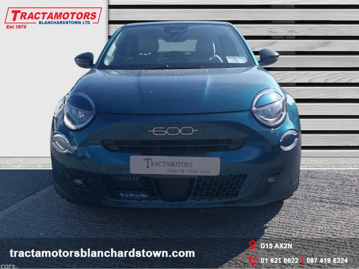 Fiat 600 Hatchback, Petrol Hybrid, 2026, Blue
