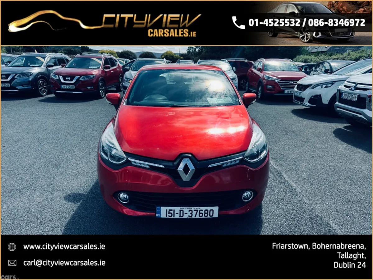 Renault Clio Hatchback, Petrol, 2015, Red