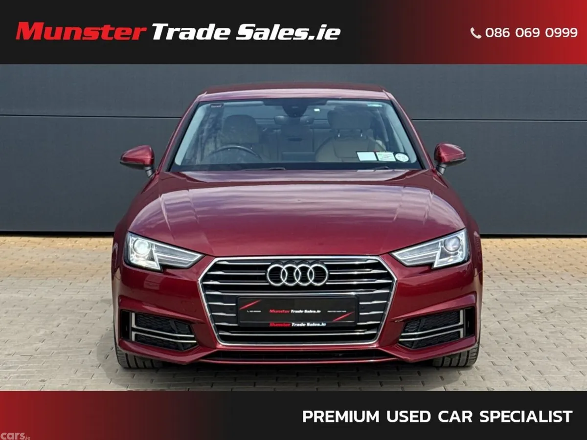 Audi A4 Saloon, Diesel, 2019, Red
