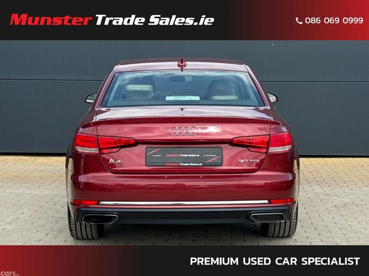 Audi A4 Saloon, Diesel, 2019, Red