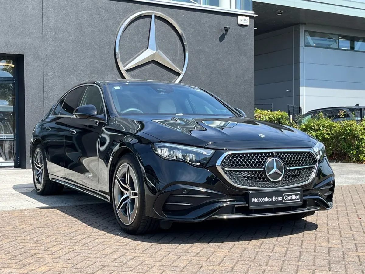 Mercedes-Benz E-Class Saloon, Petrol Plug-in Hybrid, 2026, Black