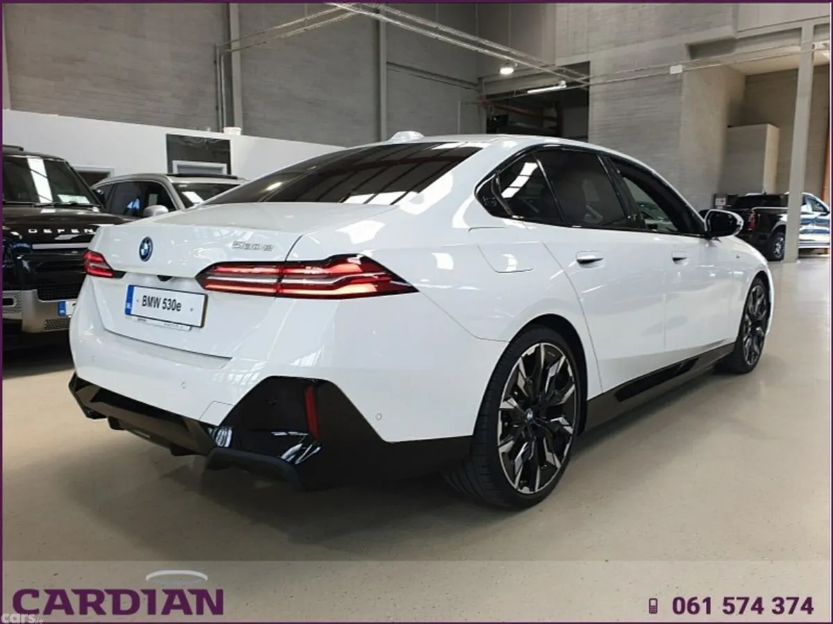 BMW 5-Series Saloon, Petrol Hybrid, 2026, White