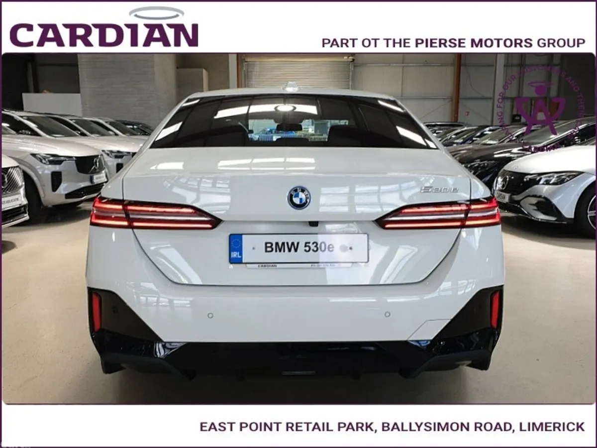 BMW 5-Series Saloon, Petrol Hybrid, 2026, White