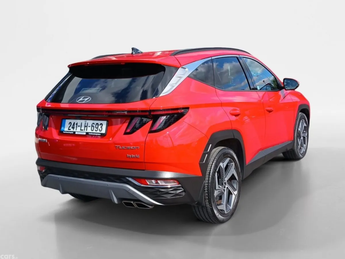 Hyundai Tucson SUV, Petrol Hybrid, 2024, Red