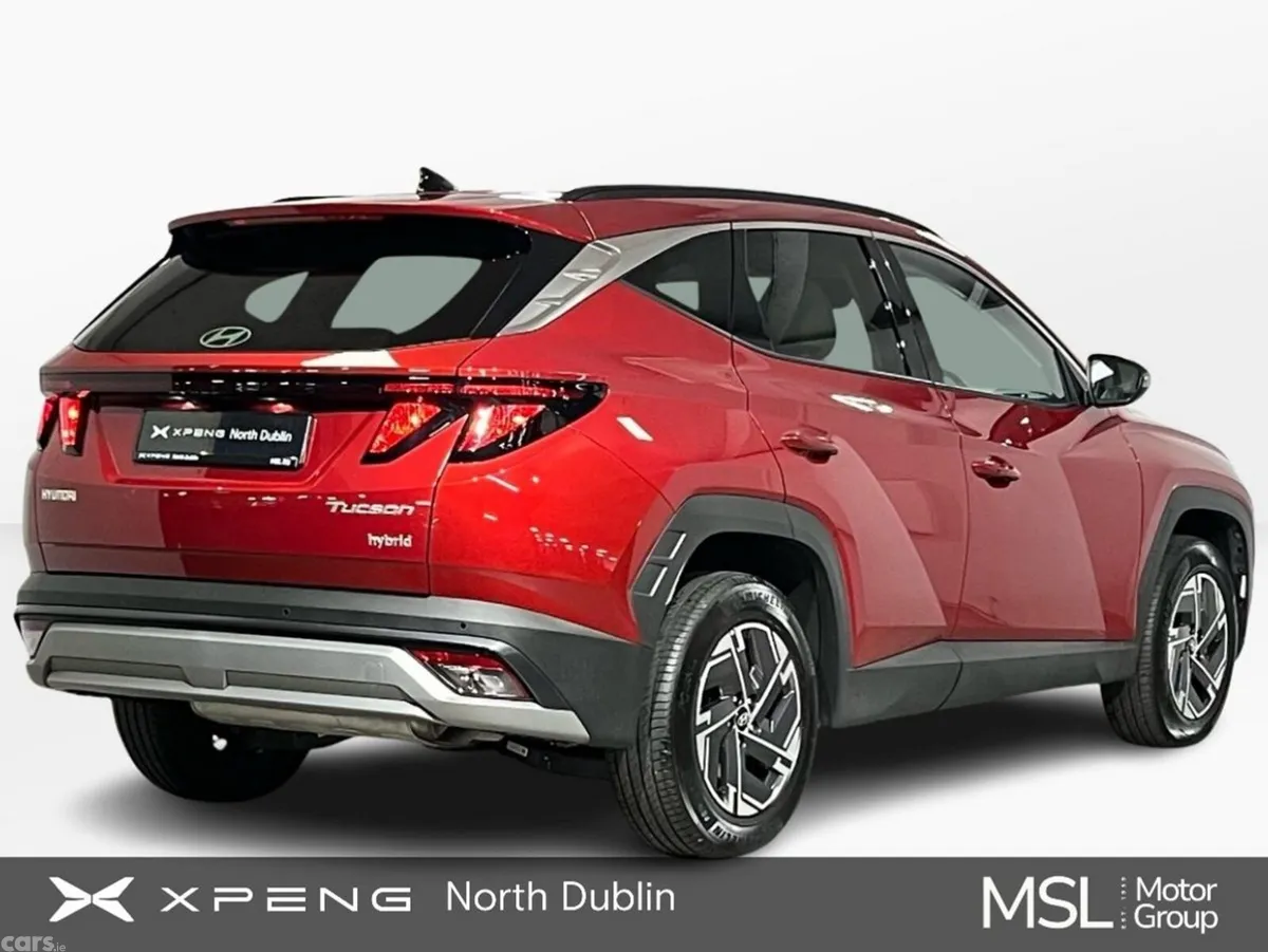 Hyundai Tucson SUV, Petrol Hybrid, 2024, Red