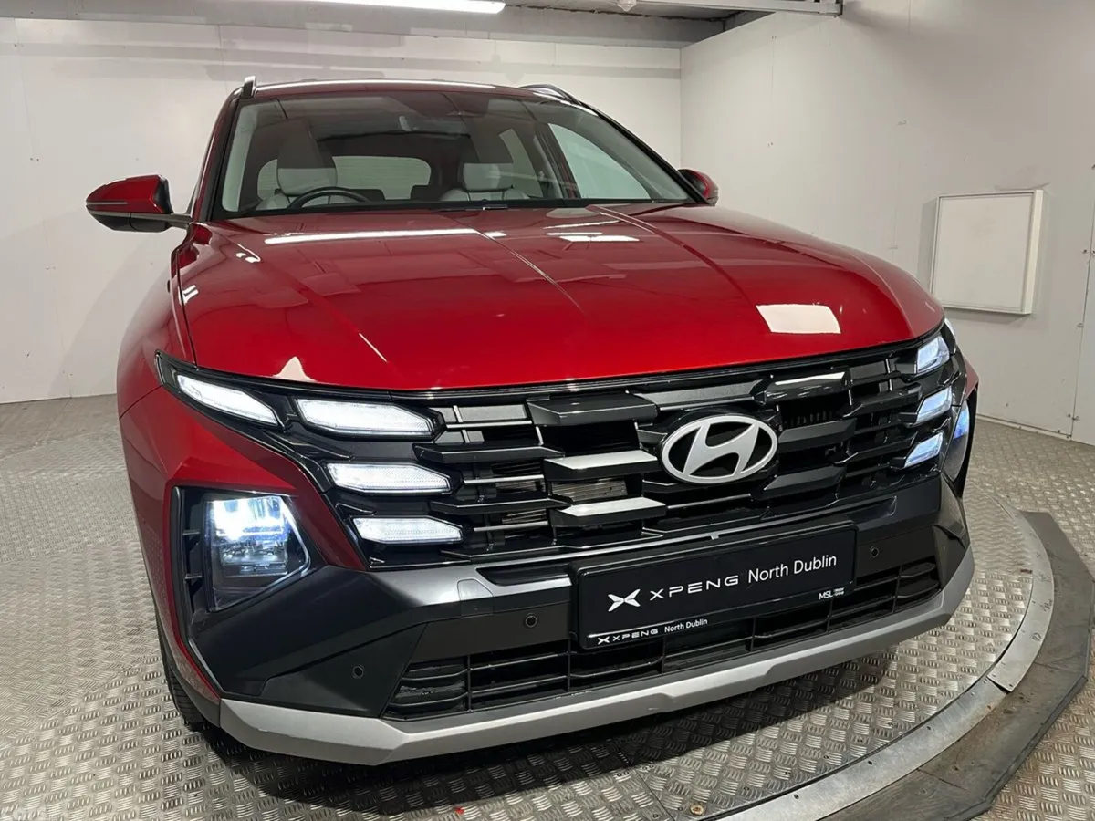 Hyundai Tucson SUV, Petrol Hybrid, 2024, Red
