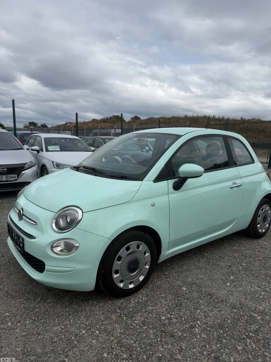 Fiat 500 Hatchback, Petrol, 2017, Green