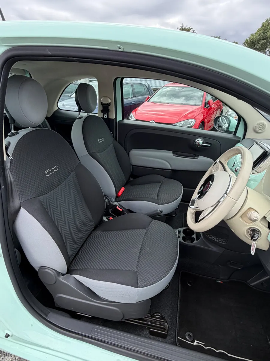 Fiat 500 Hatchback, Petrol, 2017, Green