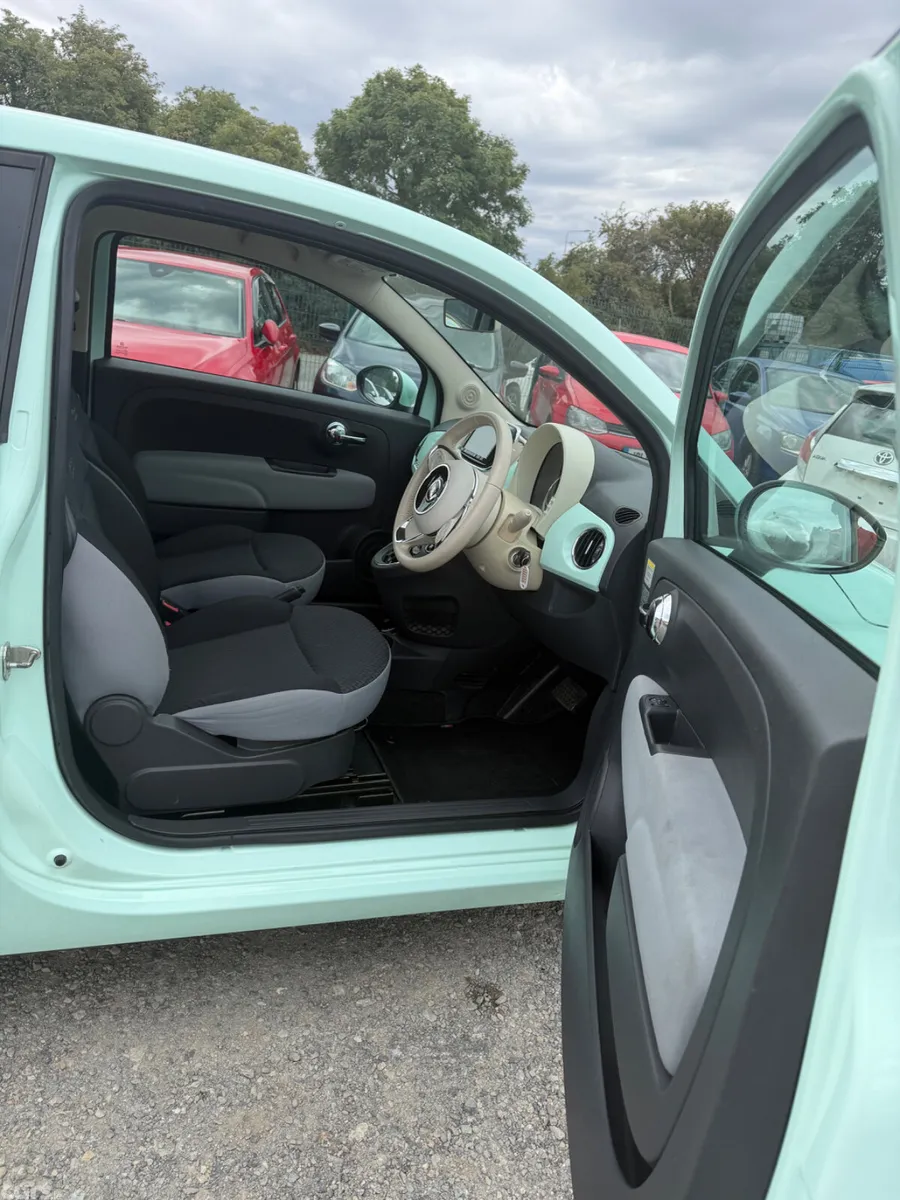 Fiat 500 Hatchback, Petrol, 2017, Green