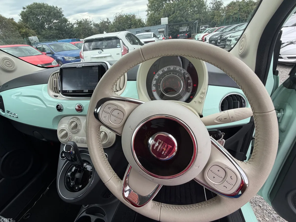 Fiat 500 Hatchback, Petrol, 2017, Green