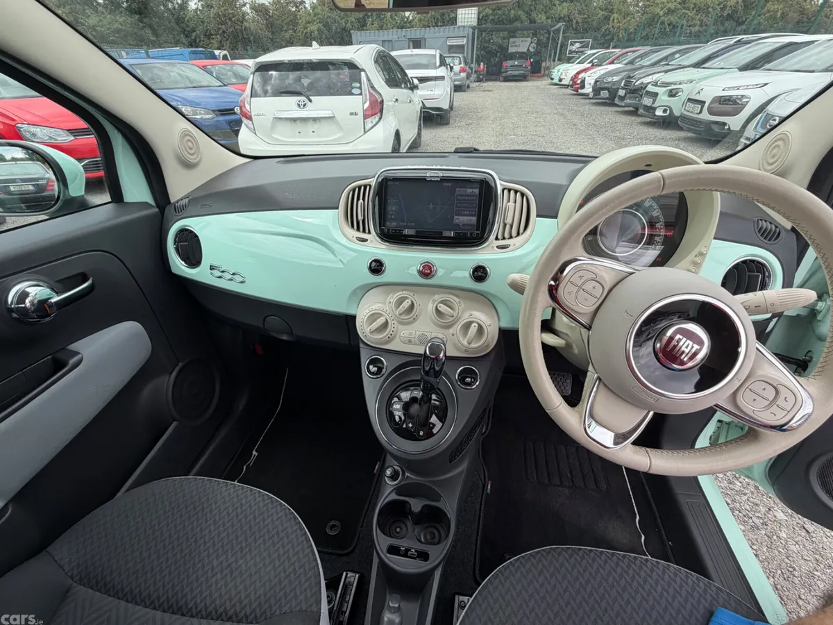 Fiat 500 Hatchback, Petrol, 2017, Green