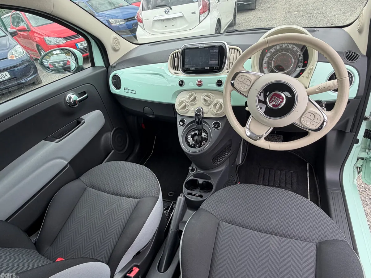 Fiat 500 Hatchback, Petrol, 2017, Green