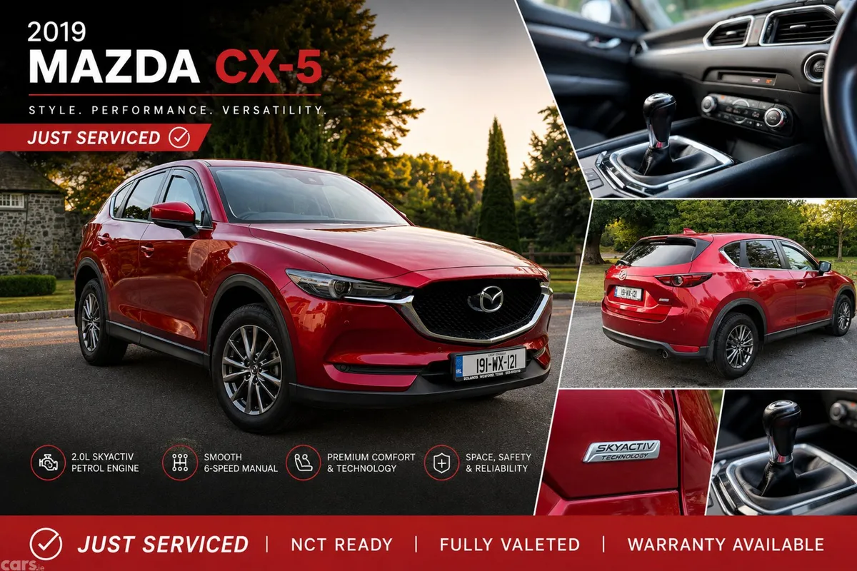 Mazda CX-5 SUV, Diesel, 2019, Red