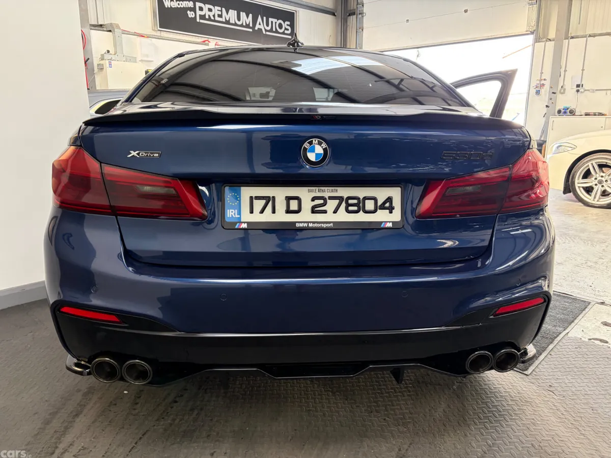BMW 5-Series Saloon, Diesel, 2017, Blue