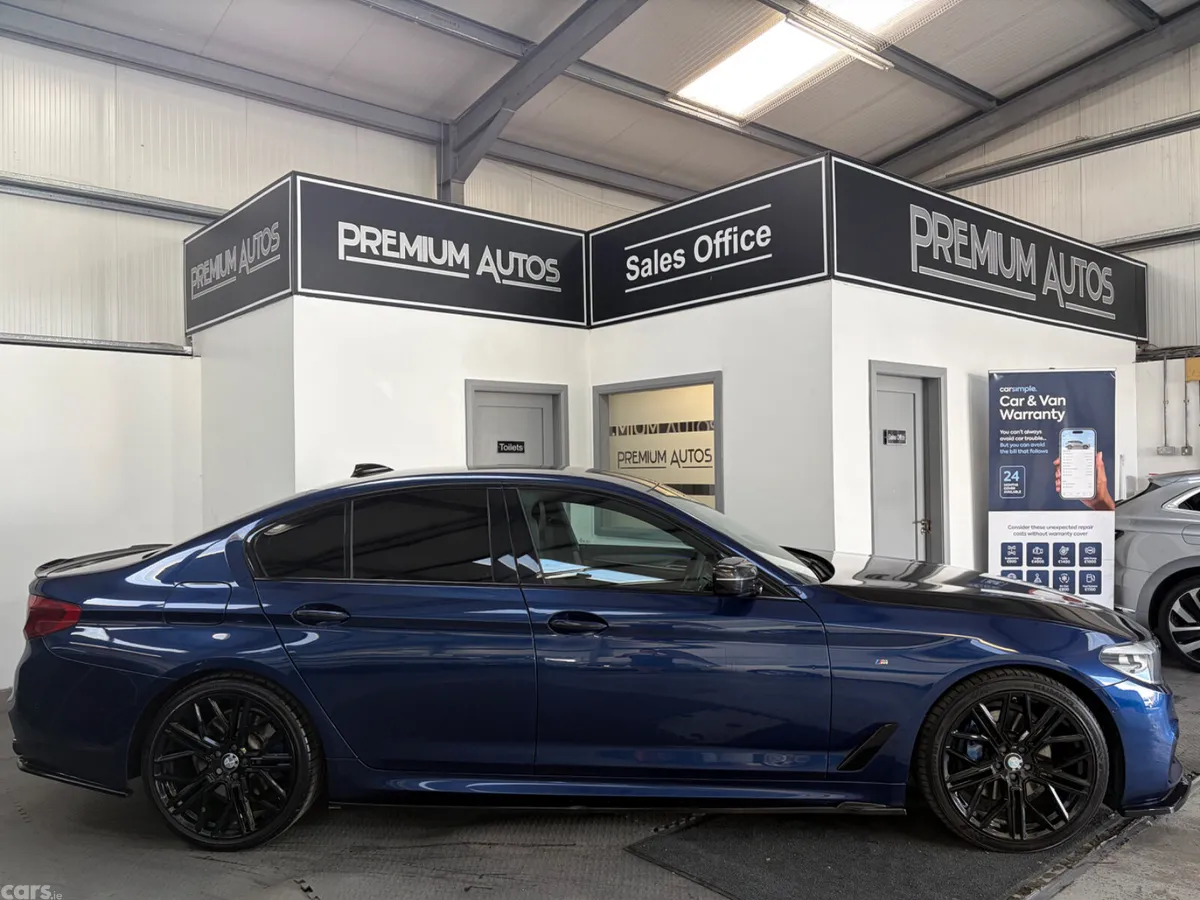 BMW 5-Series Saloon, Diesel, 2017, Blue