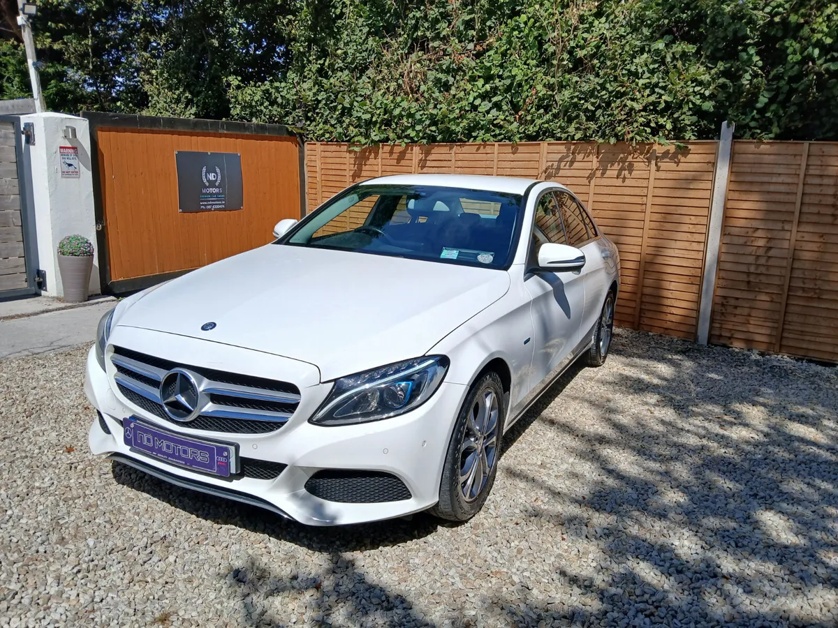 Mercedes-Benz C-Class Saloon, Petrol Plug-in Hybrid, 2017, White