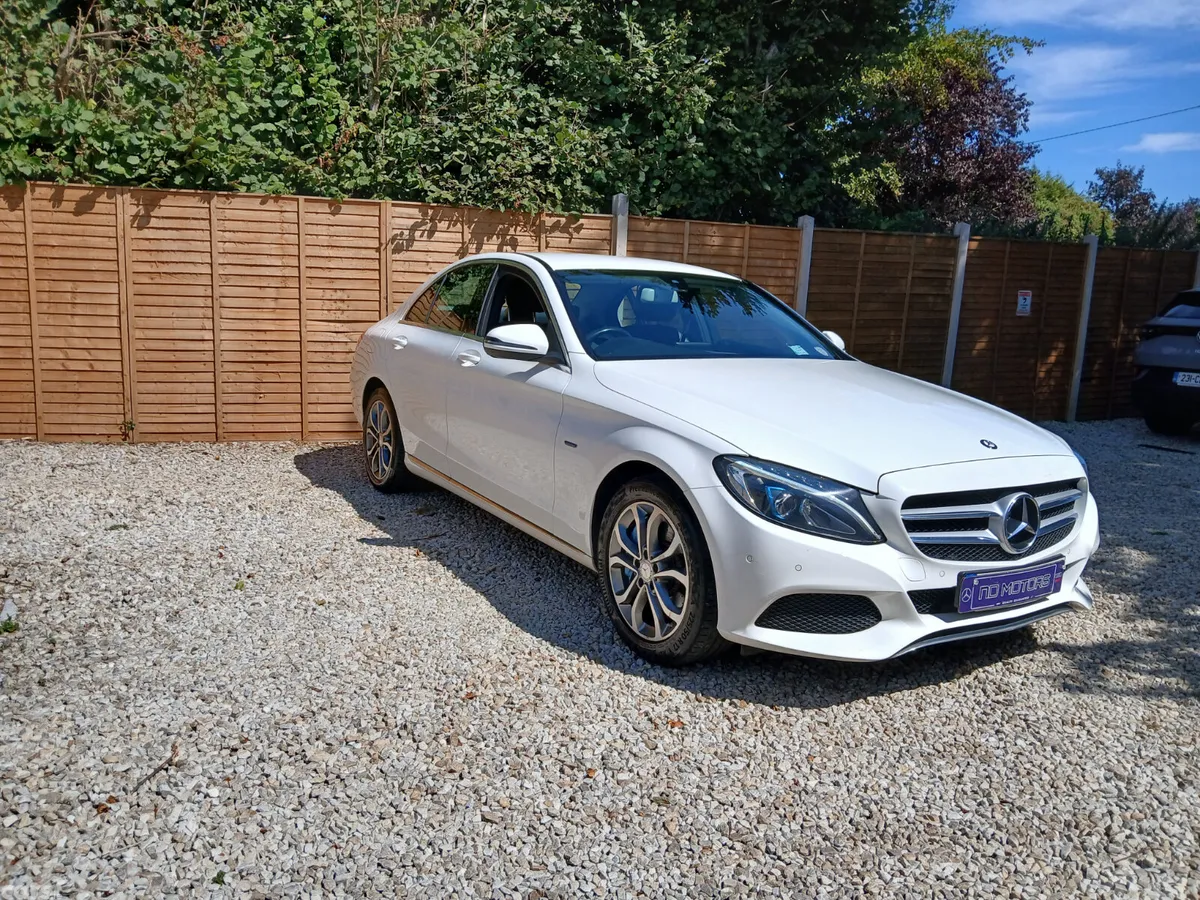 Mercedes-Benz C-Class Saloon, Petrol Plug-in Hybrid, 2017, White