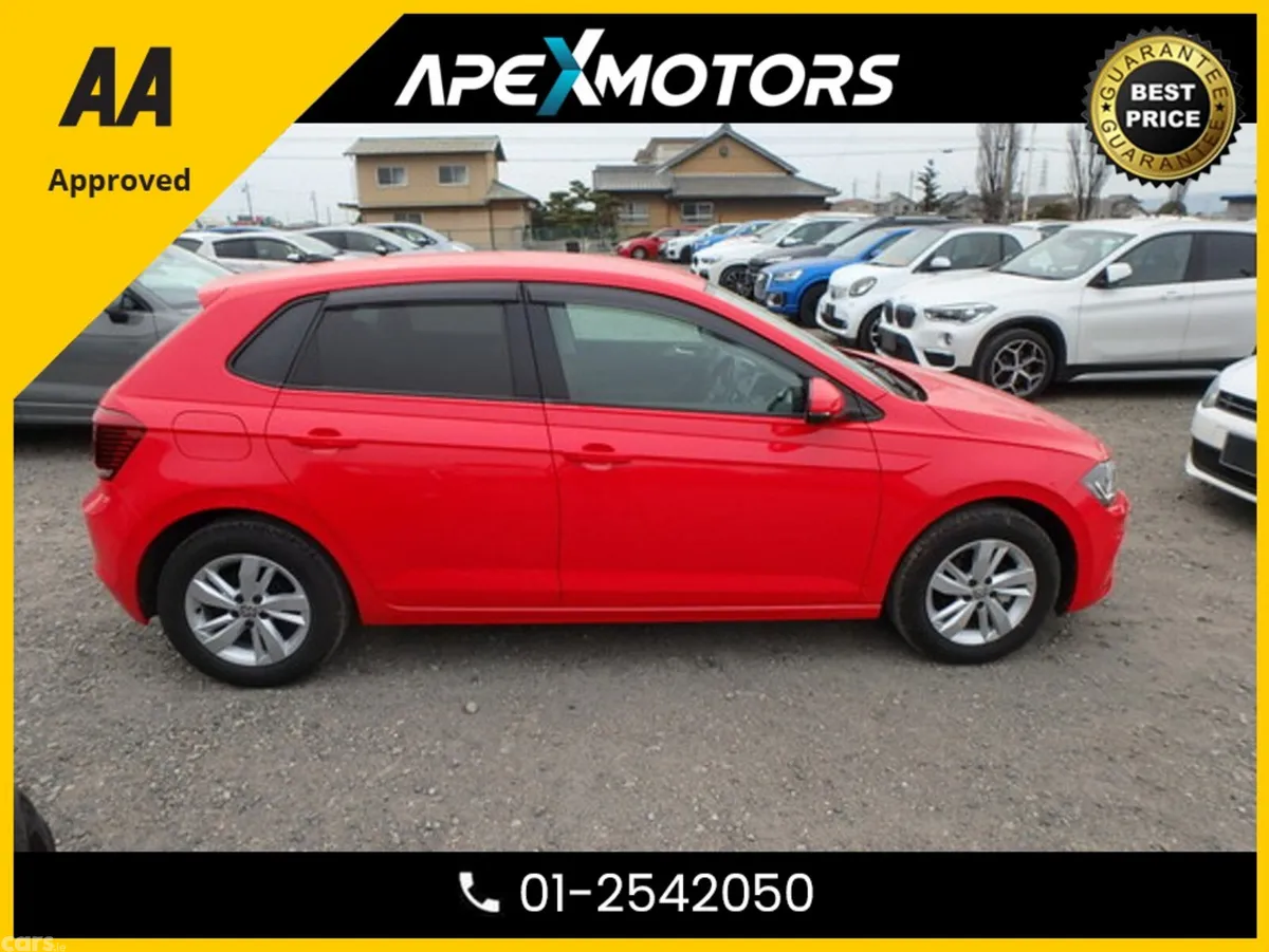 Volkswagen Polo Hatchback, Petrol, 2019, Red