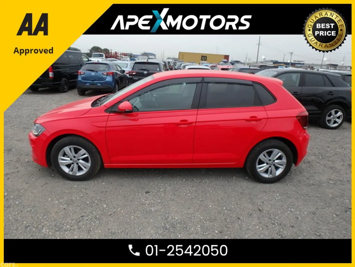 Volkswagen Polo Hatchback, Petrol, 2019, Red