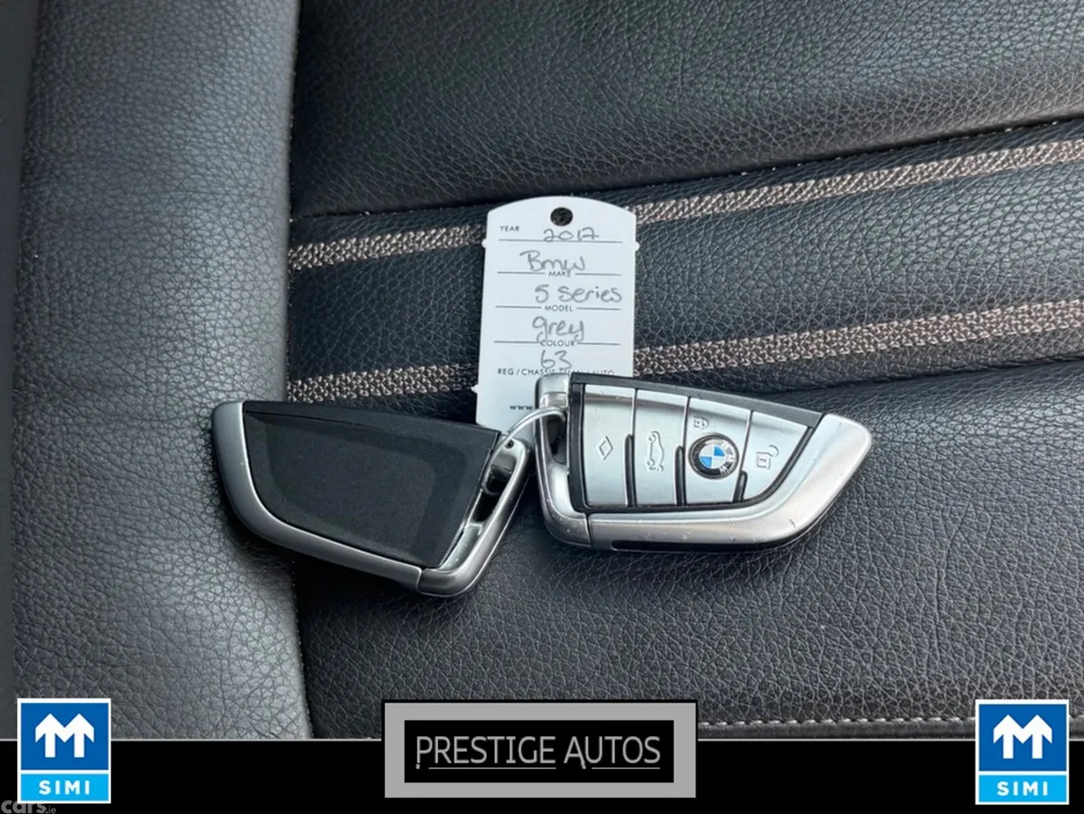 BMW 5-Series Saloon, Petrol Plug-in Hybrid, 2017, Grey