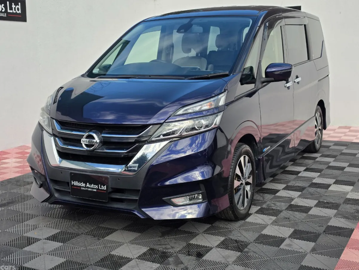 Nissan Serena MPV, Petrol Hybrid, 2017, Blue