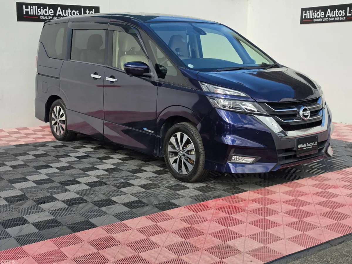 Nissan Serena MPV, Petrol Hybrid, 2017, Blue
