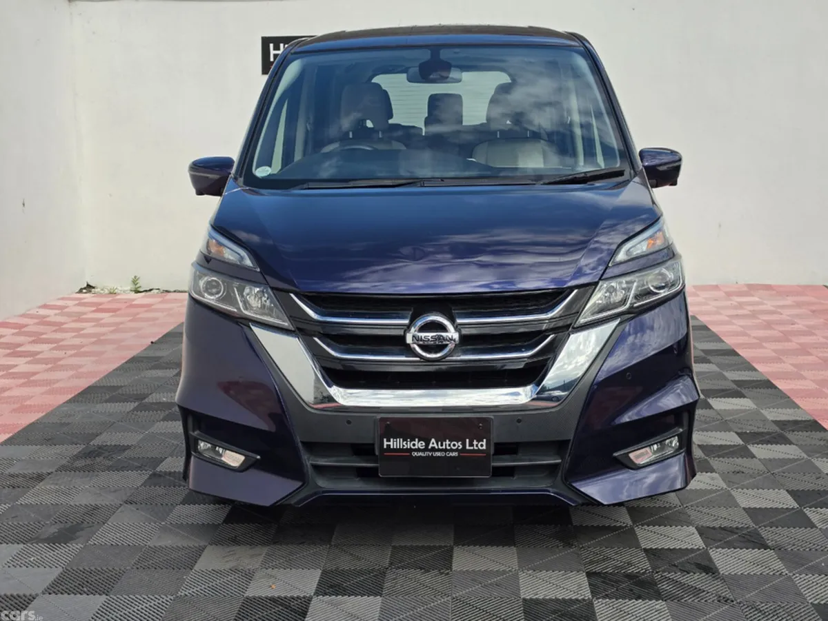 Nissan Serena MPV, Petrol Hybrid, 2017, Blue