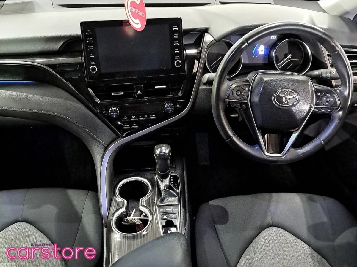 Toyota Camry Saloon, Petrol Hybrid, 2021, Red
