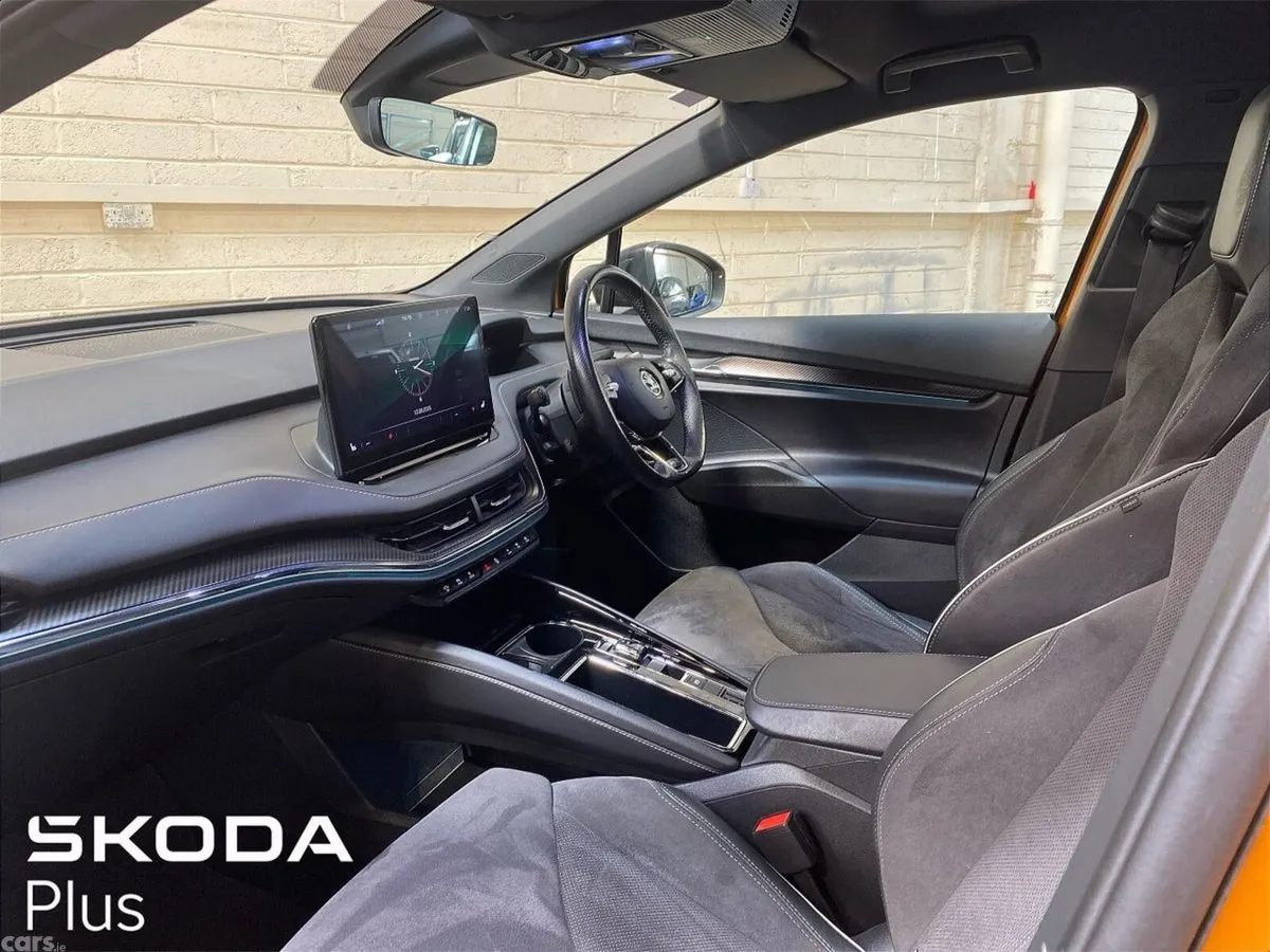 Skoda Enyaq Coupe, Electric, 2023, Orange