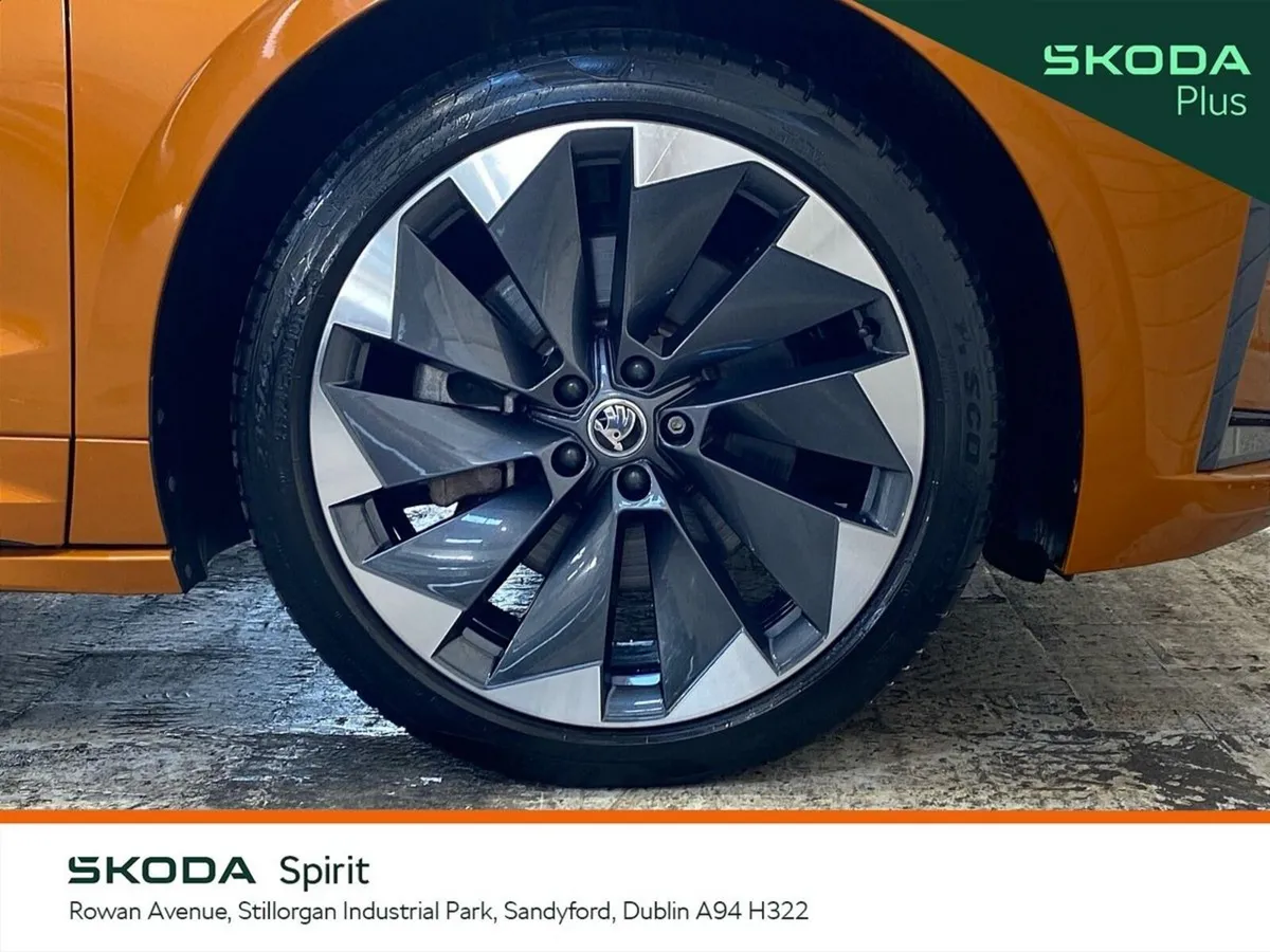 Skoda Enyaq Coupe, Electric, 2023, Orange