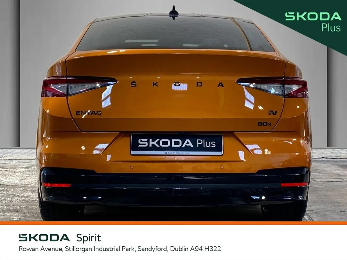 Skoda Enyaq Coupe, Electric, 2023, Orange
