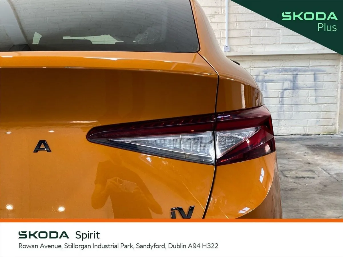 Skoda Enyaq Coupe, Electric, 2023, Orange