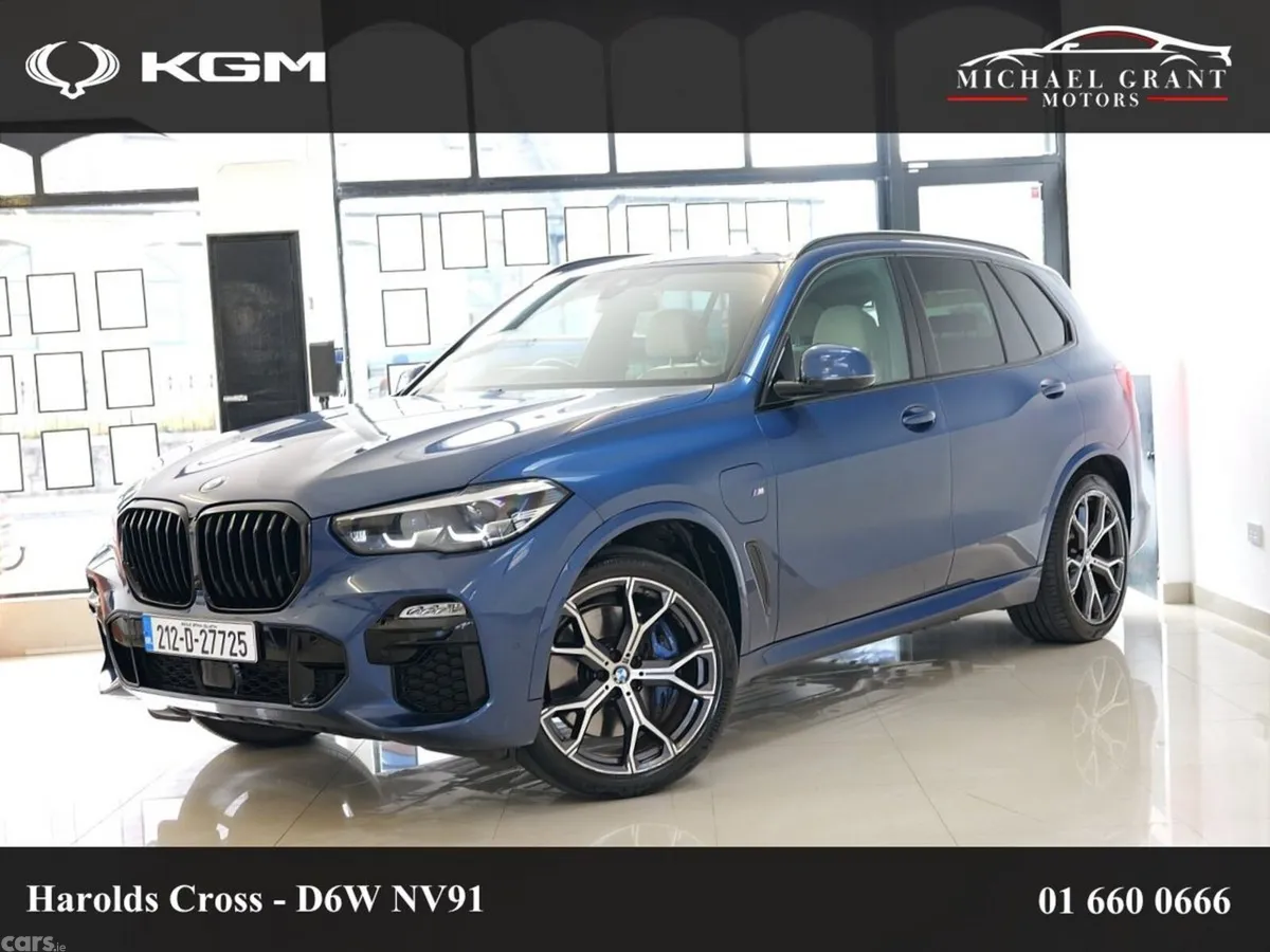 BMW X5 SUV, Petrol Plug-in Hybrid, 2021, Blue