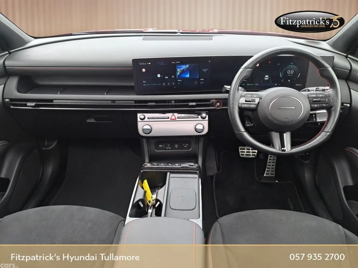 Hyundai Tucson SUV, Petrol Plug-in Hybrid, 2025, Red