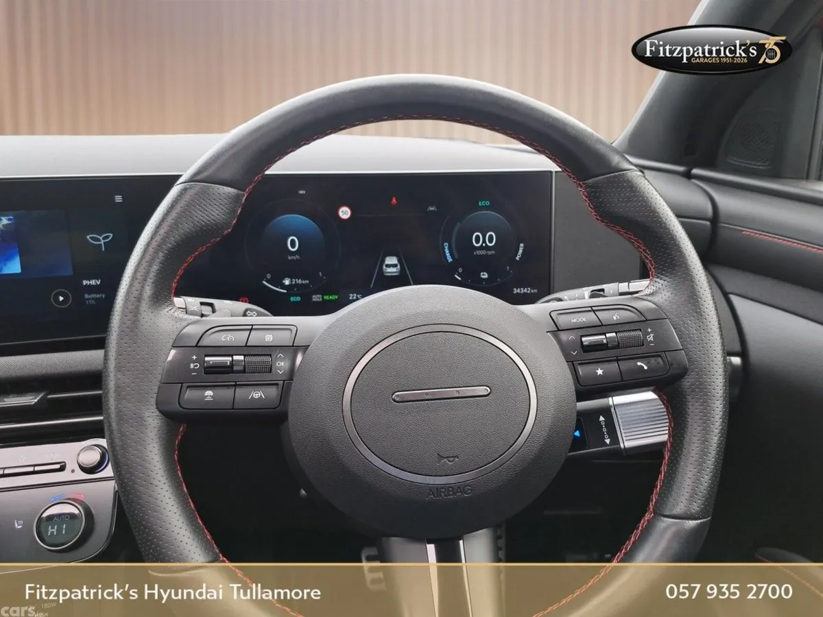 Hyundai Tucson SUV, Petrol Plug-in Hybrid, 2025, Red