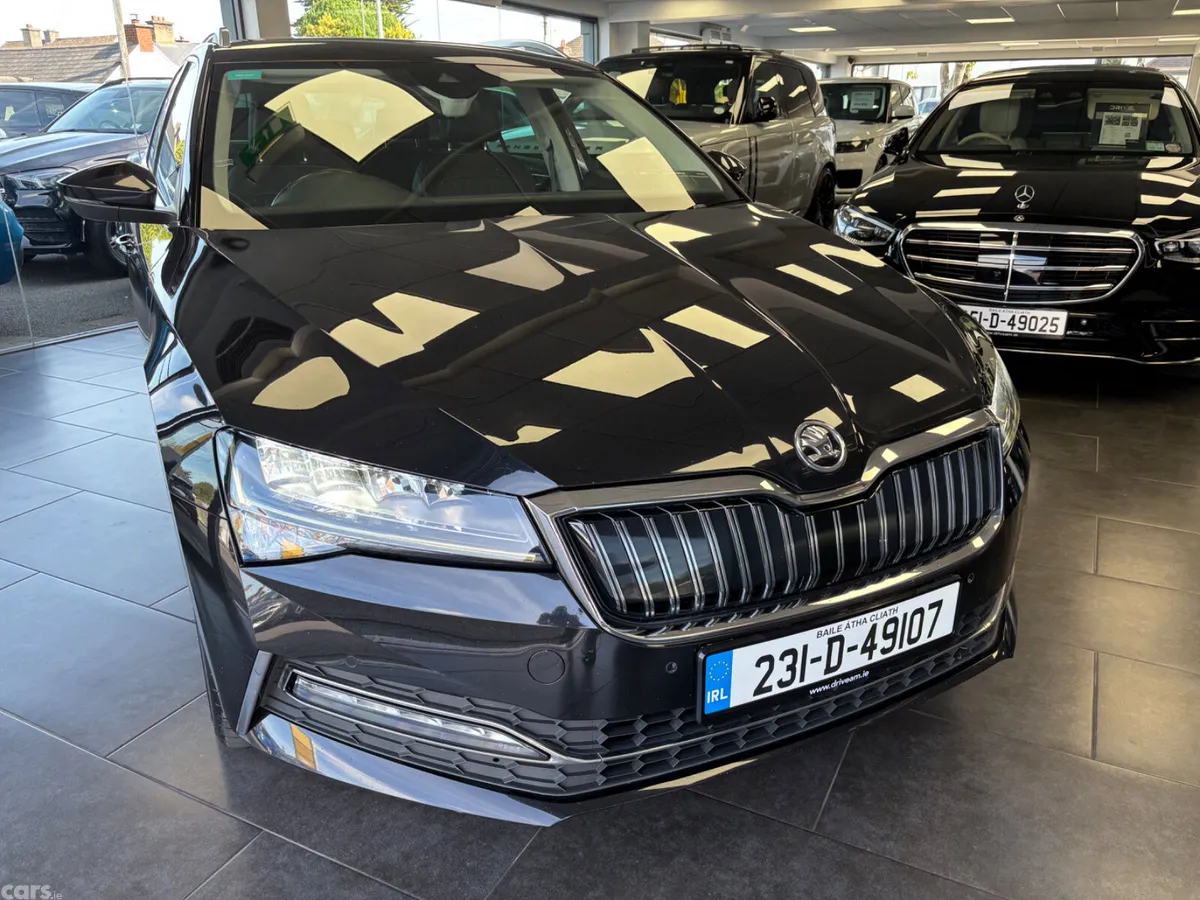 Skoda Superb Estate, Petrol Hybrid, 2023, Black