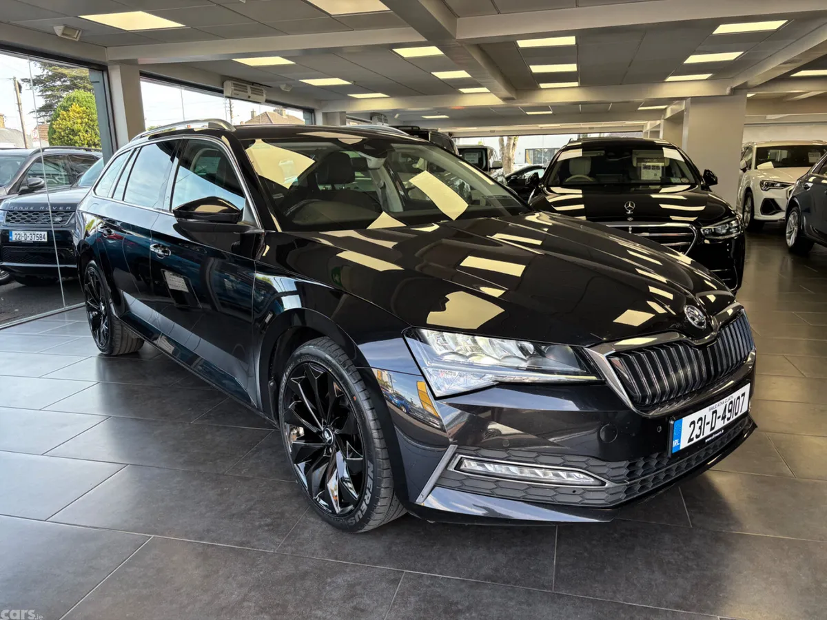 Skoda Superb Estate, Petrol Hybrid, 2023, Black