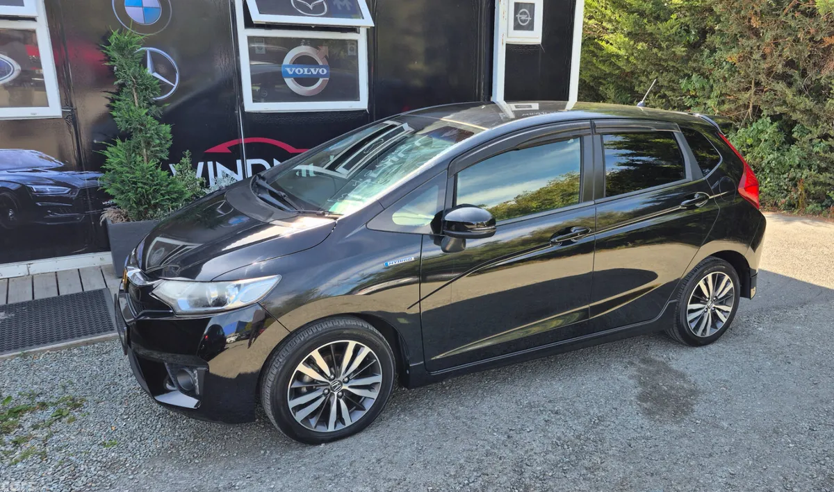 Honda Fit Hatchback, Petrol Hybrid, 2016, Black
